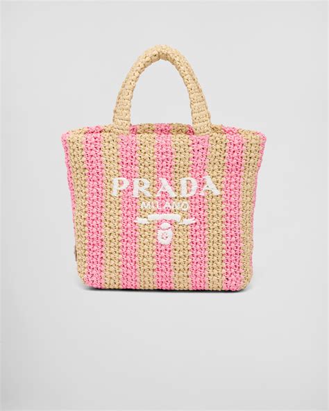 borsa rafia prada